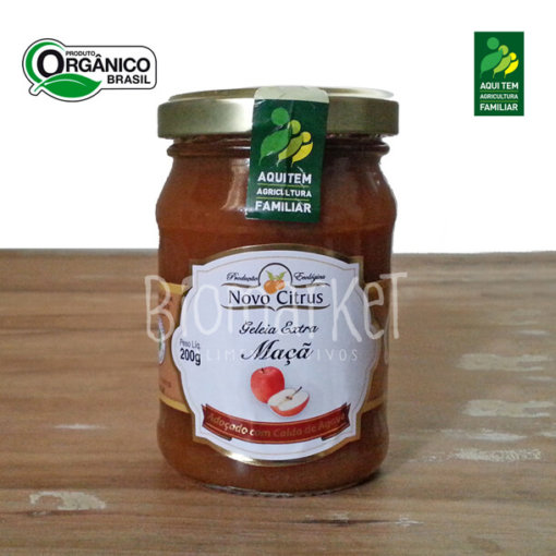 geleia orgânica - maçã