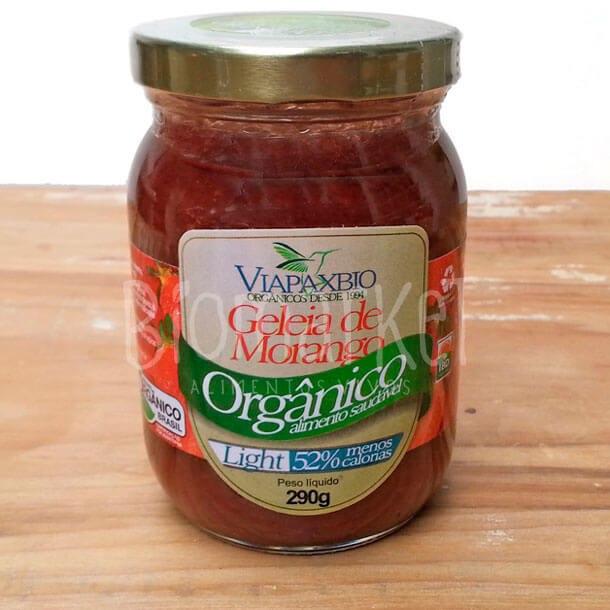 biomarket_viapaxbio_geleia_de_morango_organico_z Geléia de Morango light Orgânico - 290g - Viapaxbio - Image 2