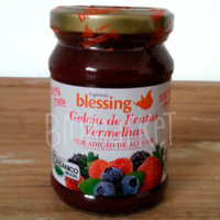 Geleia Frutas Vermelhas Orgânica - sem açucar- Blessing - 180g biomarket geleia frutas vermelhas blessing z 200x200 - Geleia Frutas Vermelhas Orgânica - sem açucar- Blessing - 180g