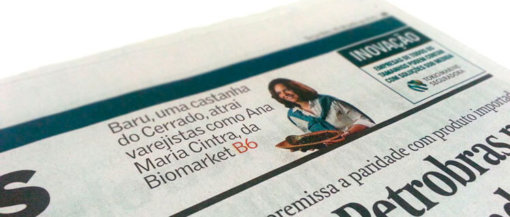 jornal valor economico 30 jun 2015 biomarket 510x217 - Baru, uma castanha do Cerrado, atrai chefs e consumidores