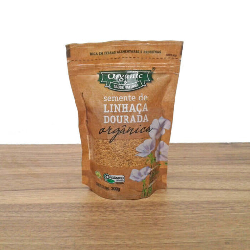 semente de linhaça orgânica Marca Organic