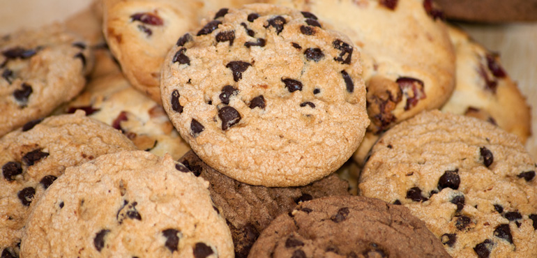 cookie vegano - Cookie vegano com pedaços de chocolate